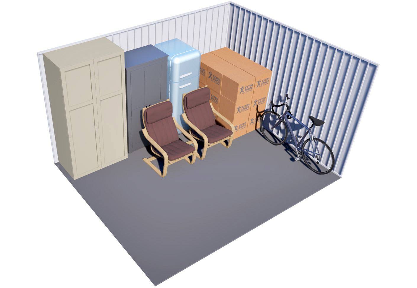 125 sq ft Storage storage unit
