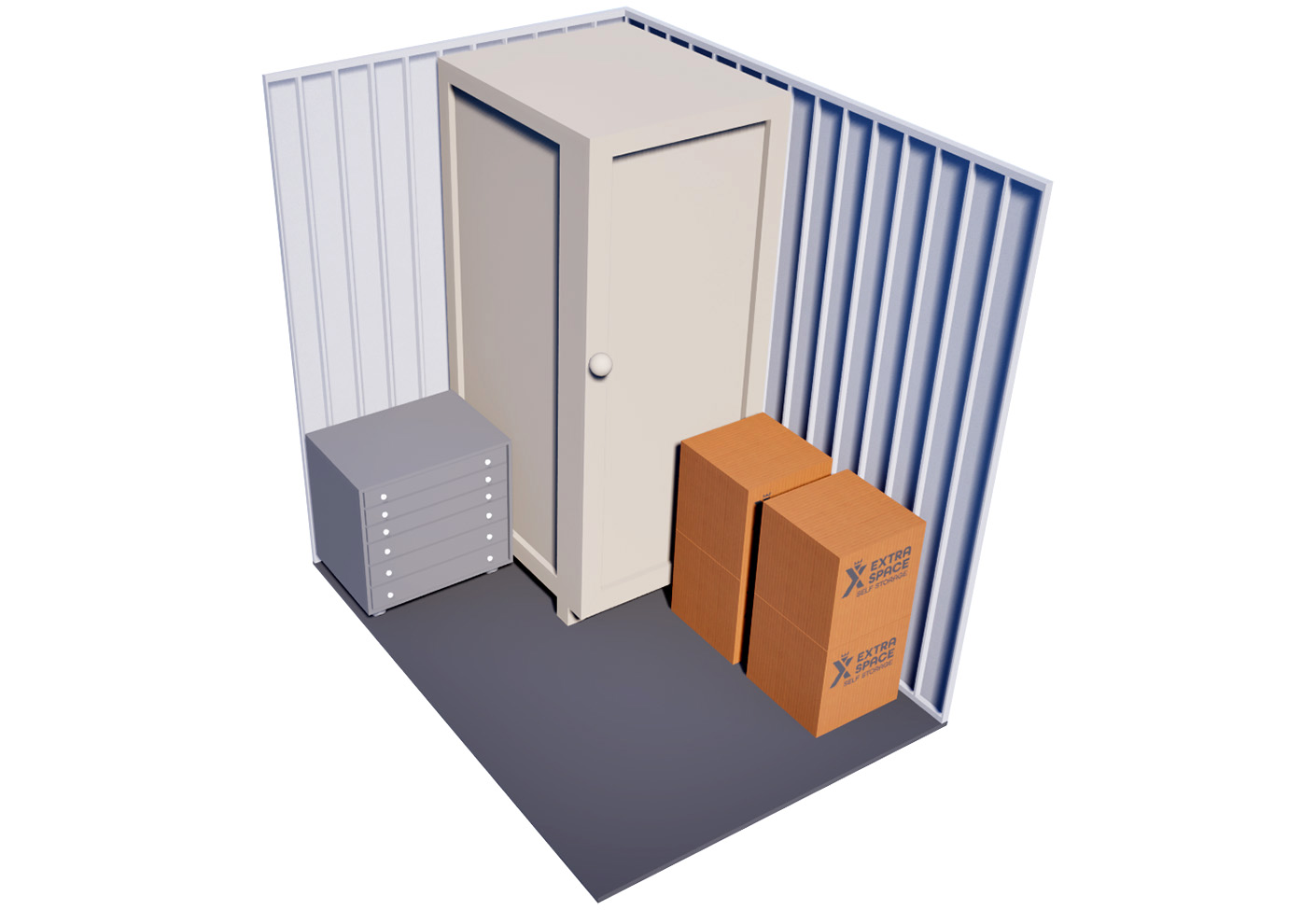 35 sq ft storage unit