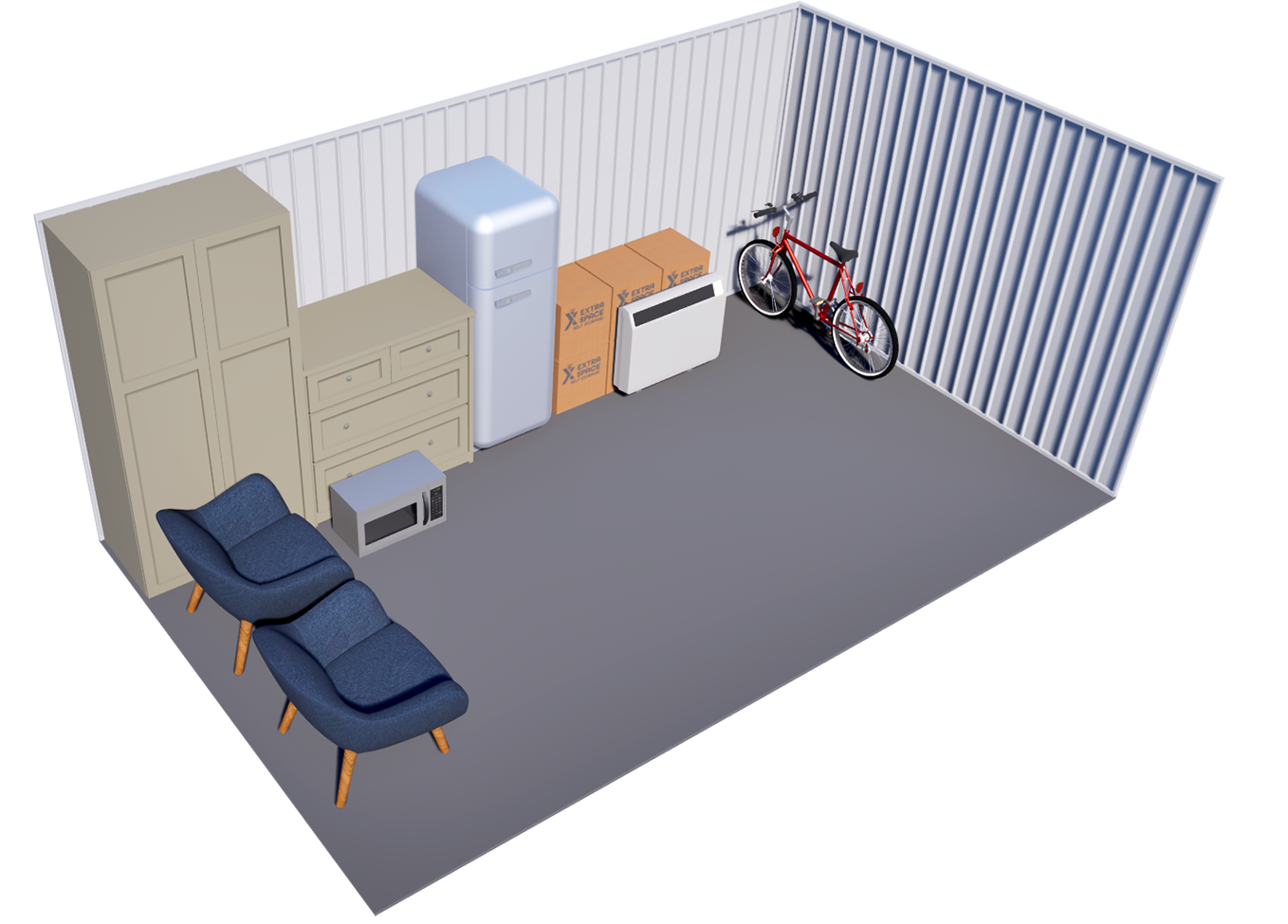 180 sq ft storage unit