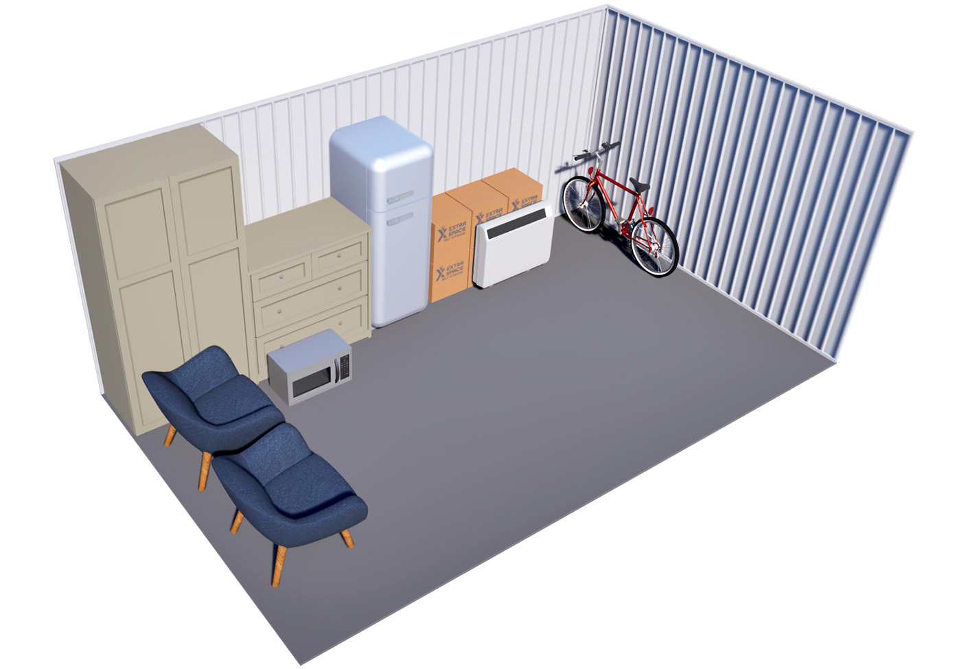 170 sq ft Storage storage unit